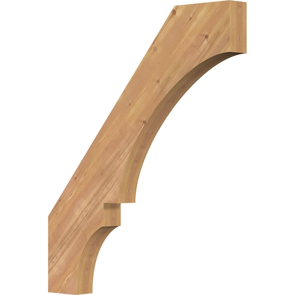 Ekena Millwork 3 1/2"W x 34"D x 40"H Balboa Smooth Knee Brace, Western Red Cedar BRC04X34X40BOA00SWR - main